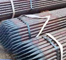 郴州超前小导管预埋钢管出尖打孔焊倒刺无缝焊管厂